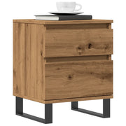 Comodino-Tavolino da notte Rovere Artigianale 40x35x50 cm in Legno Multistrato 761129