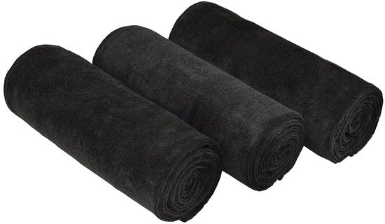Asciugamani sportivi in microfibra - Asciugano velocemente - 3 pezzi - 40cm x 80cm - Leggeri e soffici