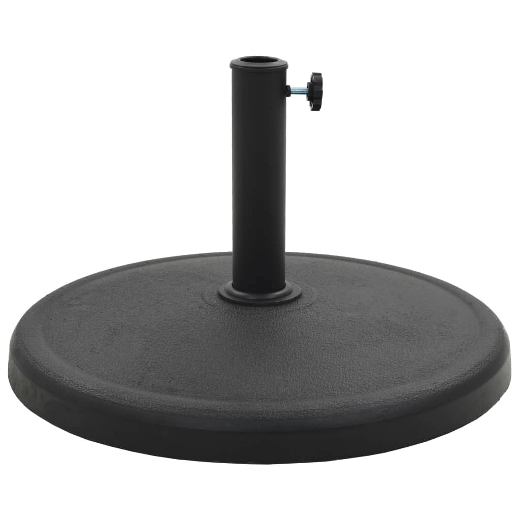 Base per ombrellone rotonda Base in poliresina 19 kg nero 2202095