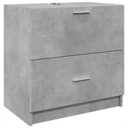 Mobile Lavabo | Armadio Lavabo Grigio Cemento 59x37x59 cm in Truciolare