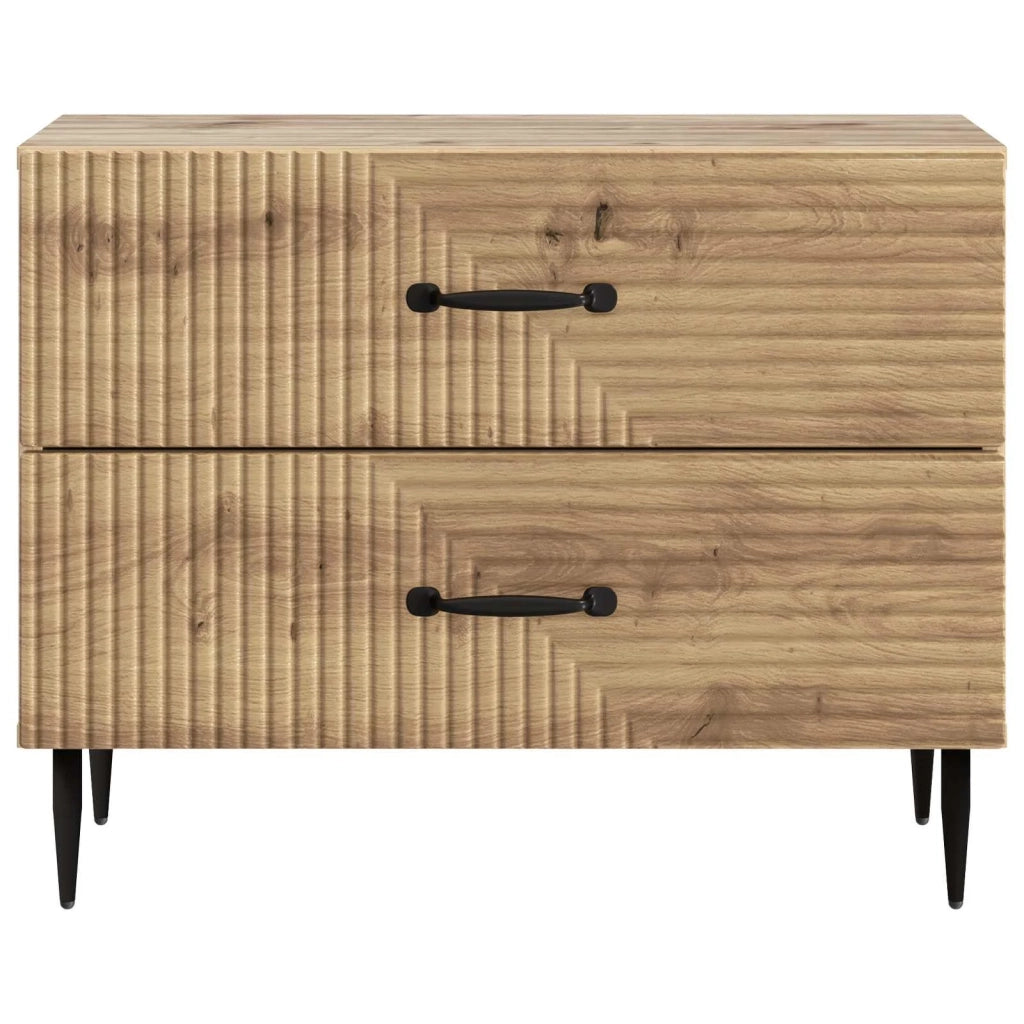 Armadio da Notte Rovere Artigianale 62 x 34,5 x 47,5 cm 894784
