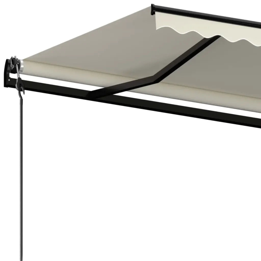 Tenda da Sole Retrattile Automatica 450x350 cm Crema 3069207