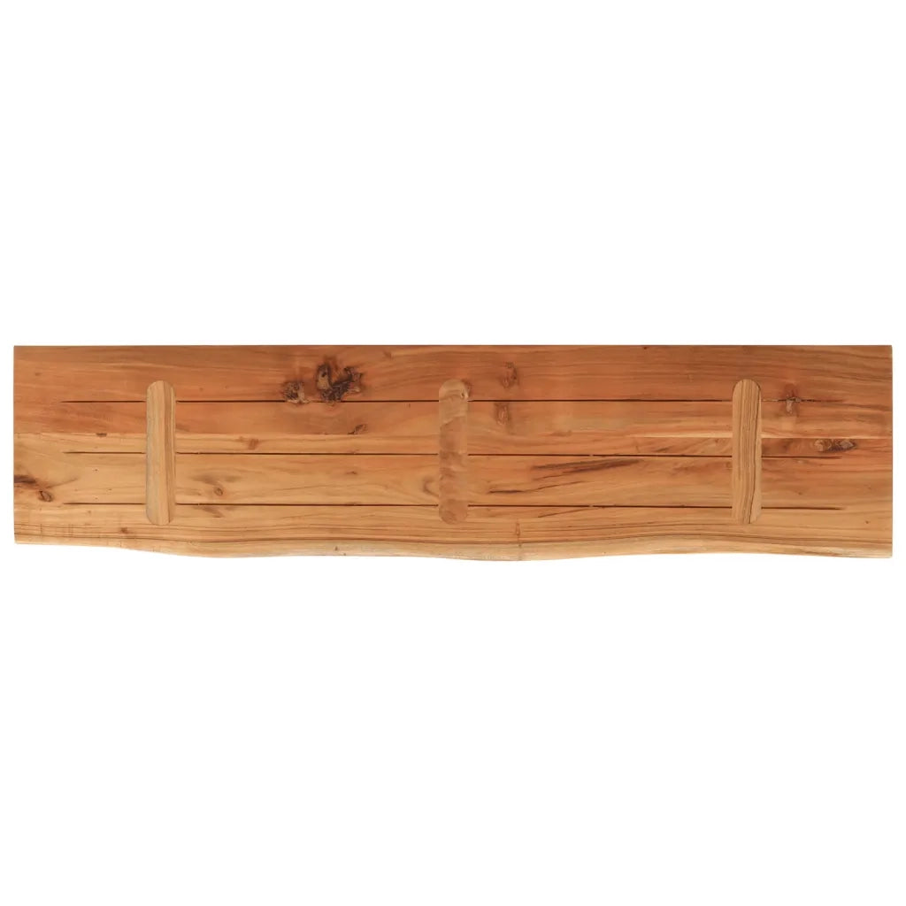 vidaXL Piano Tavolo 160x40x2,5 cm Rettangolare Legno Acacia Bordi Vivi