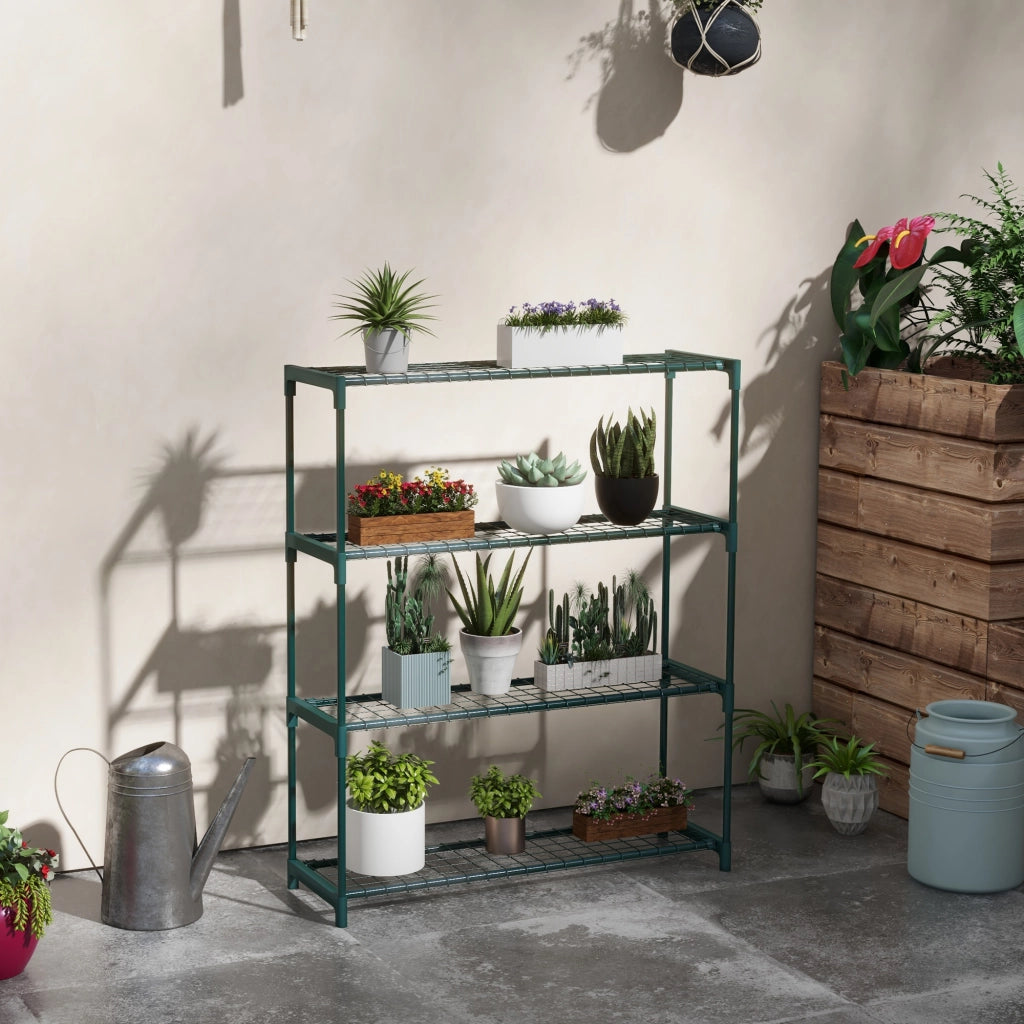 Libreria da piante ¨C Zephmum ¨C 89x28x107, verde scuro