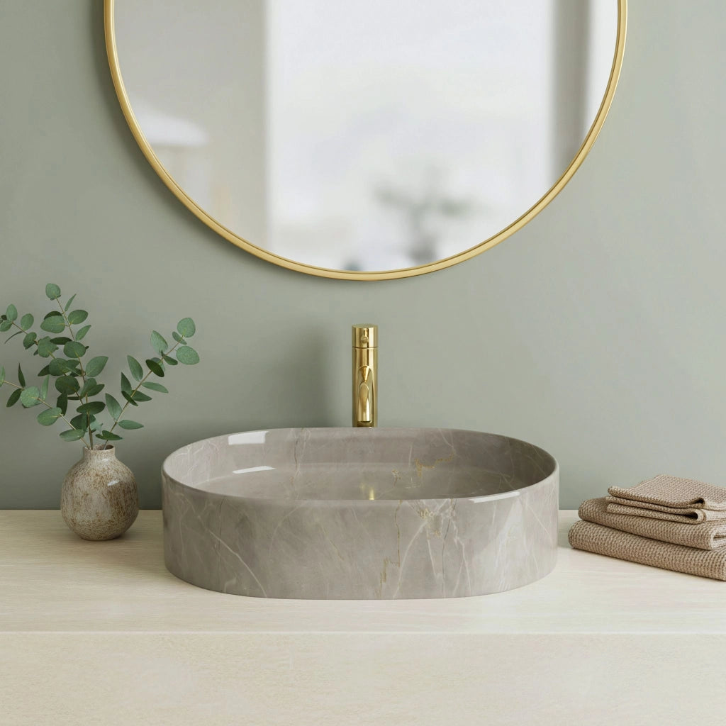Lavabo Da Appoggio Rea Nadia 50 Kashmir