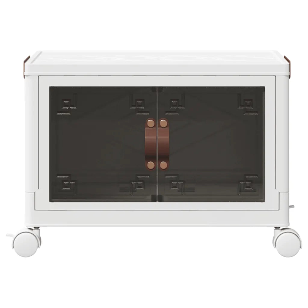 Scatola Portaoggetti Impilabile con Ruote 28 L 48,5x29,5x33 cm 4012365