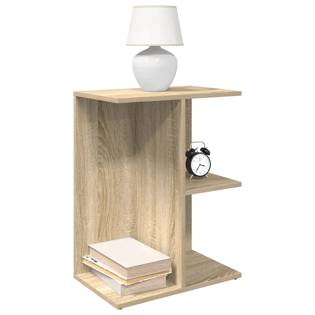 Comodini 2 pz-Set di 2 Tavolino da notte Rovere Sonoma 46,5x29x61 cm in Legno Multistrato