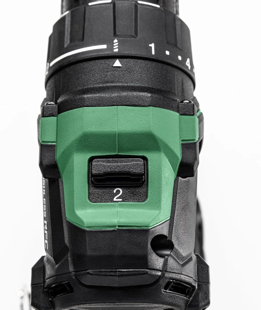 Trapano Avvitatore a Batteria - 36 V - 155 Nm Coppia, Motore Brushless, Tecnologia RFC, Luce LED, Mandrino Autoserrante, Corpo in Alluminio - Incluso Maniglia Aggiuntiva & Valigetta
