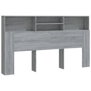 Testiera | Testata con Scomparti Grigio Sonoma 180x19x103,5 cm