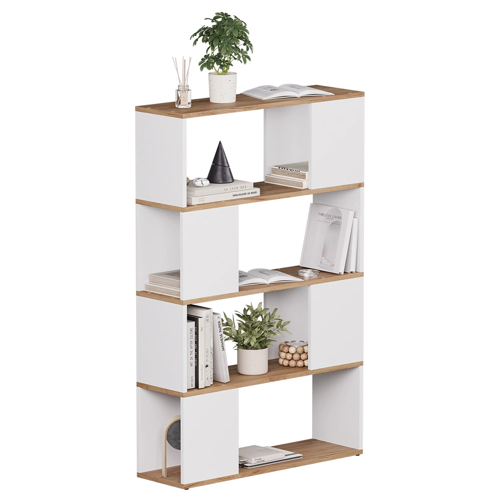 Vicco Divisorio per ambienti Rovere bianco/dorato 80 x 124.5 cm