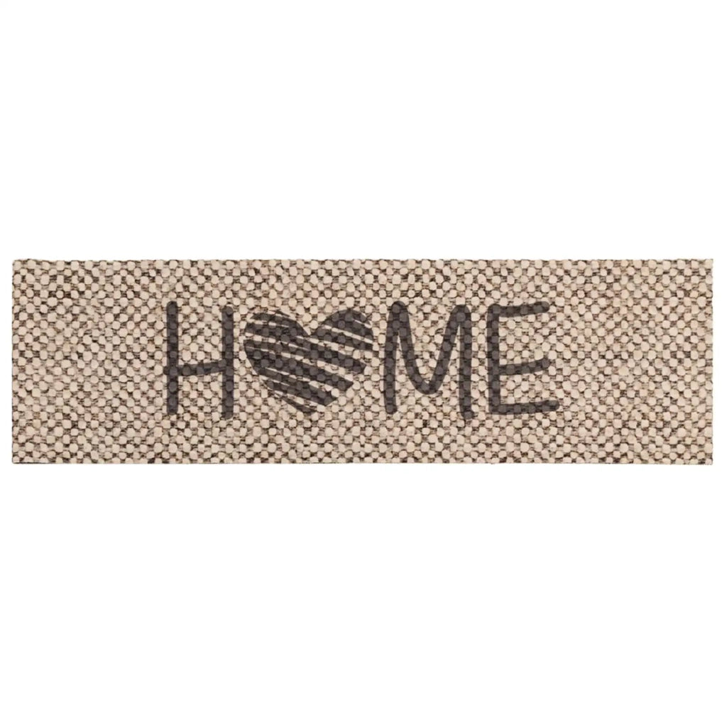 Tappeto da Cucina Beige Home 150 x 45 cm 100% Poliammide 42045731