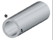 PROFILO ARGENTO H.100 CM TUBO TONDO 25X1 MM- ARCANSAS- 5,0 pz
