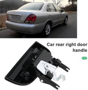 Maniglia di serratura per uscita esterna nera - posizionata dietro la manetta a destra - compatibile con Nissan Pathfinder R51 2005-2012 - ABS/Metallo - facile da installare - codice OEM 82606EA502 - maniglia di serratura