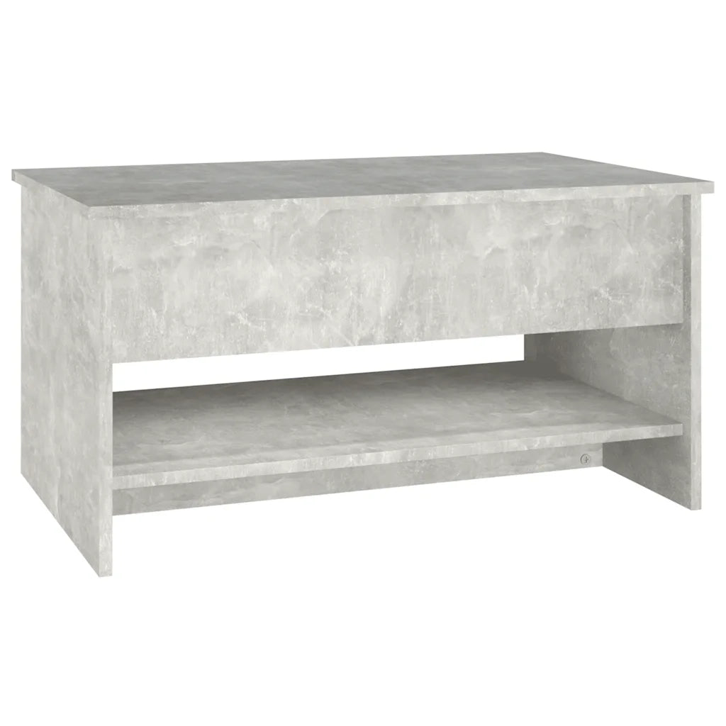 Tavolino da salotto | Tavolino da caff¨¨ | Tavolino da Soggiorno Grigio Cemento 80x50x40cm Legno Multistrato