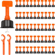 Sistema di Livellamento per Tegoli - Set di Livellatori Reutilizzabili - 440 pezzi - Per Tegoli da Pavimento e Tegoli da Parete