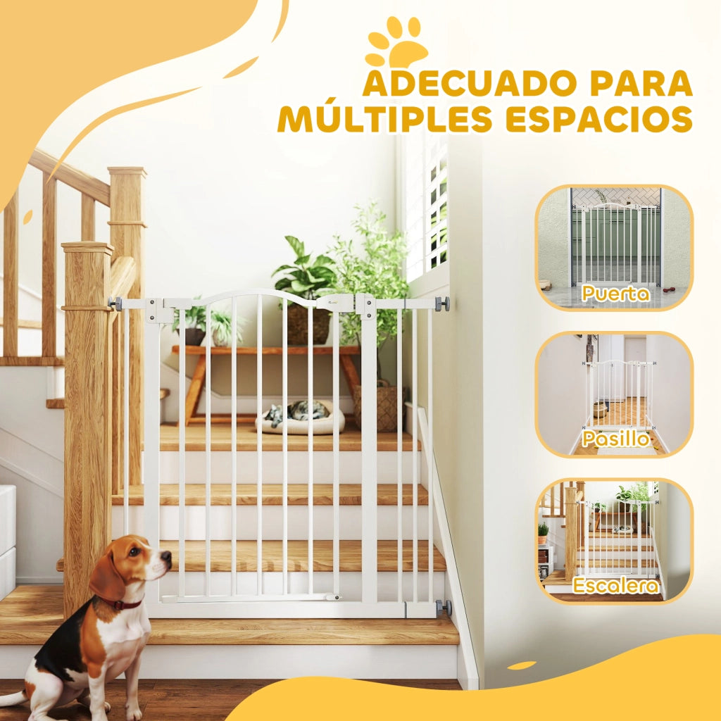 Barriera per Cani ¨C zephmum ¨C Bianco 74-87 cm