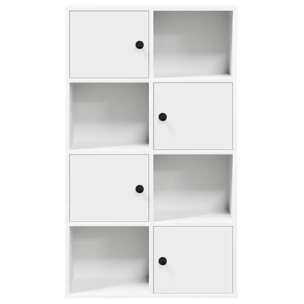 Libreria Bianca 60x24x101,5 cm in Legno Multistrato 860391