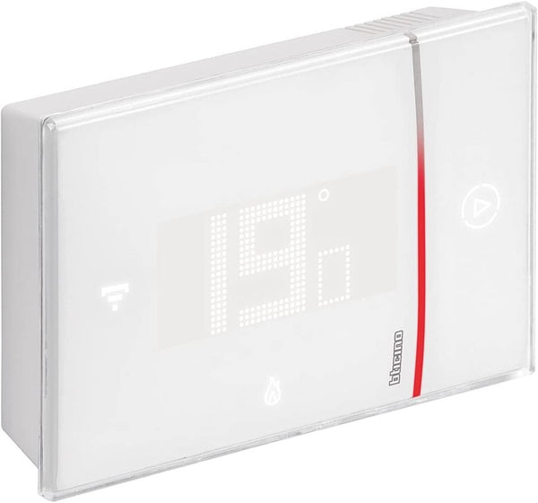 Bticino SXW8002WR TERMOSTATO WIFI DIGITALE Smarther2. Termostato a parete. Programmabile. Comando da App. Alexa e Google. Bianco. prodotto ricondizionato