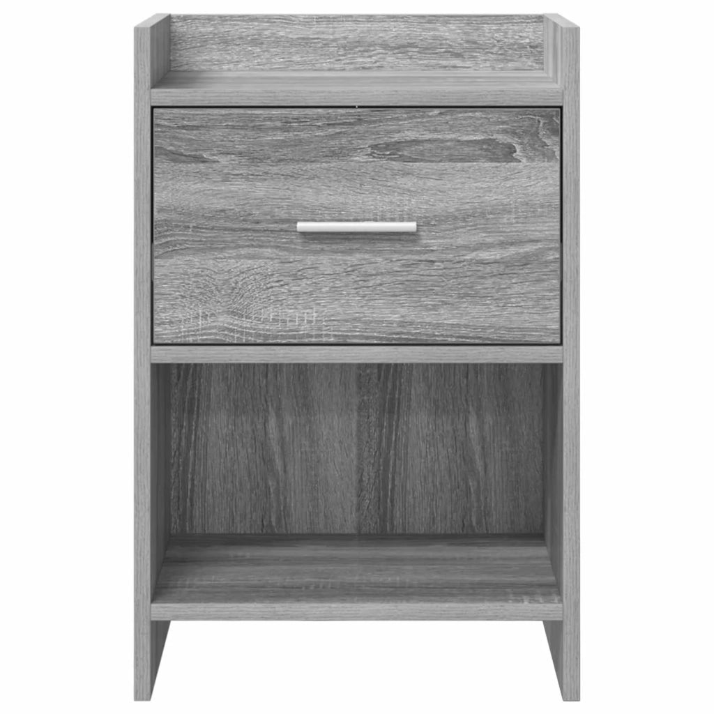 Comodini 2 pz Sonoma grigio 40 x 30 x 60 cm 8010990