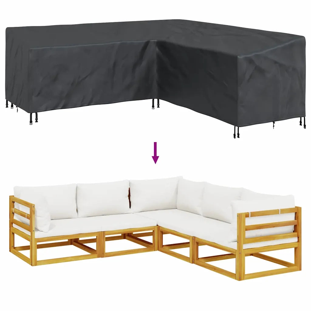 vidaXL Copertura per mobili da esterno 235 x 235 x 80 cm