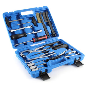 Set di attrezzi per tamburo freni 15 pezzi per montaggio freni a tamburo e a disco