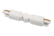 Connettore snodato binario 3 fasi bianco Maxlight