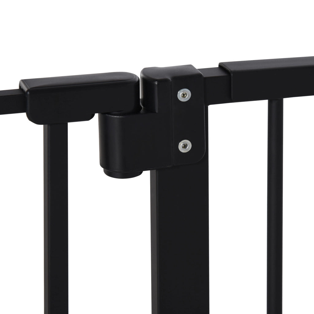 Cancelletto di sicurezza ULEVR per animali 76,2 cm, chiusura automatica, apertura 49 cm, nero