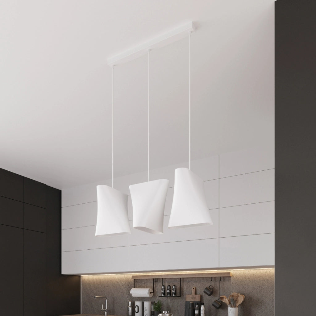 Lampada a sospensione Fioran bianca E27 15W Pure Lume