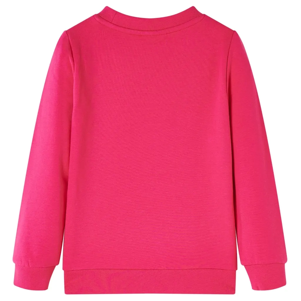 Felpa da Bambina Fucsia 116cod mxl 132606