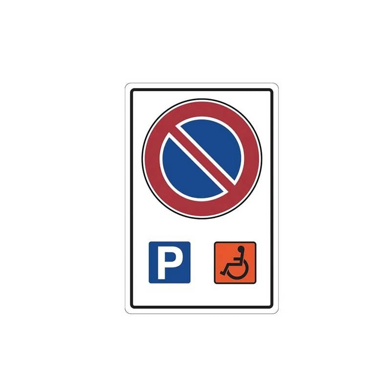 Cartello parcheggio per disabili cm 20X30