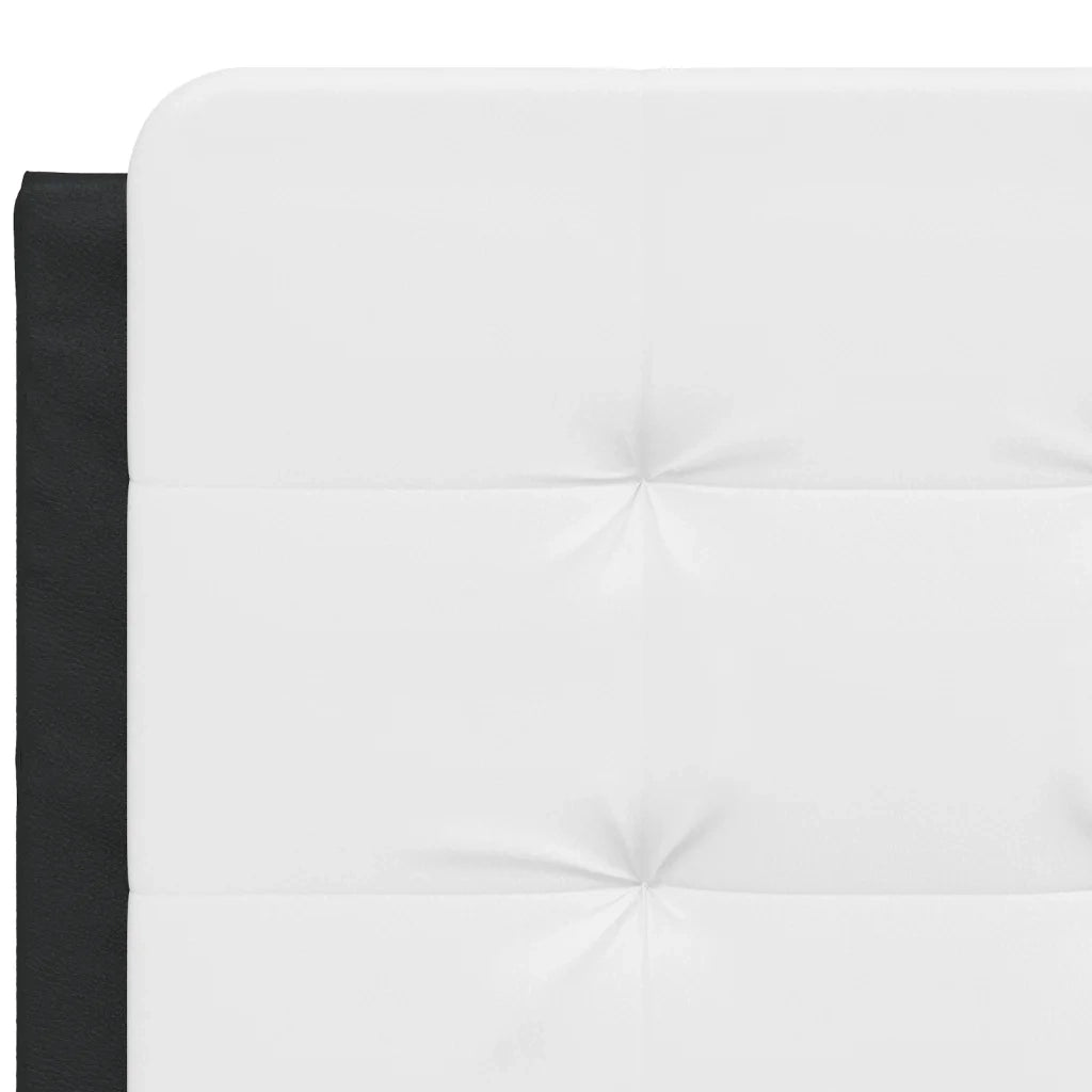 Cuscino Testiera Zadar Nero e Bianco 120 cm in Similpelle CFW2680193