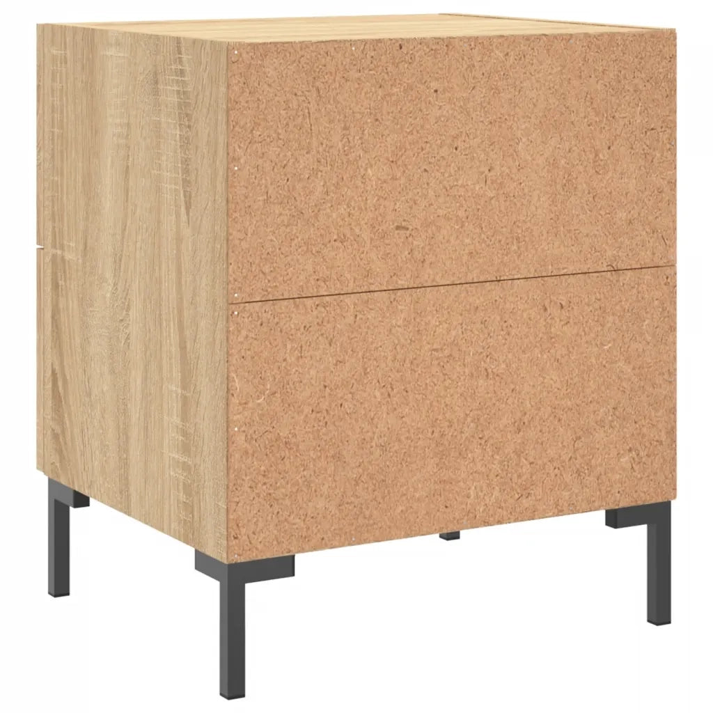 Comodino Rovere Sonoma 40x35x47,5 cm in Legno Multistrato 827314