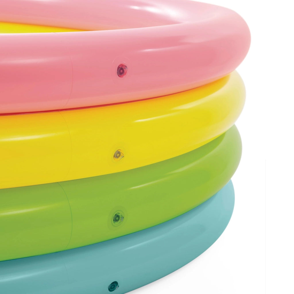 Piscina Gonfiabile Tonda 4 Anelli +3 Anni Ø 168 mm CMX46H. Peso 2,6 kg
