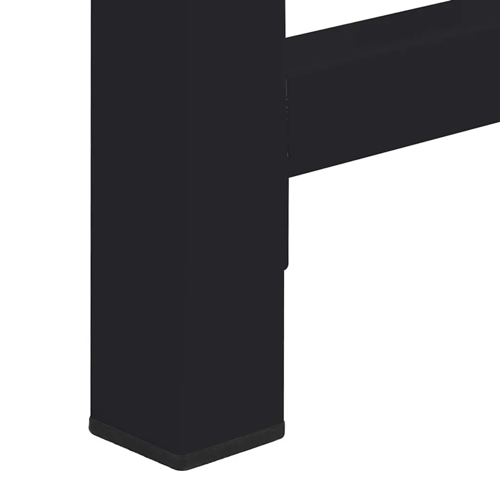 Pedestallo per Lavatrice 2 pcs Nero 120 x 56 x 52 cm Acciaio 42022038