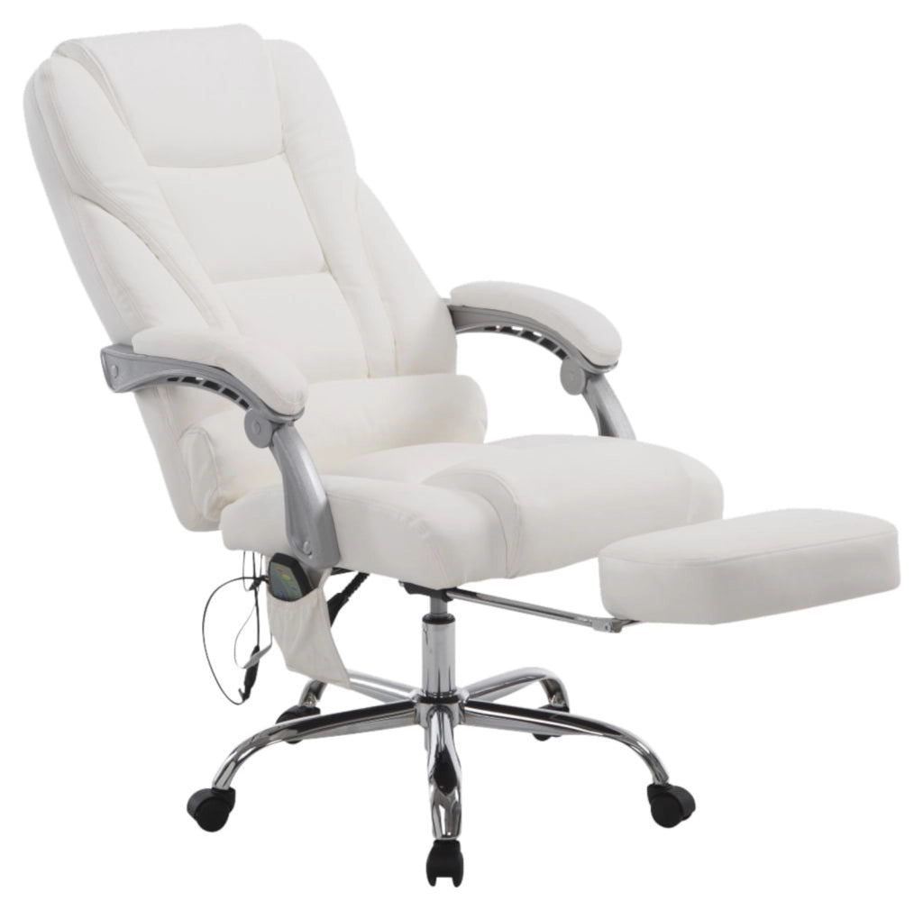 Sedia da ufficio massaggiante PACIFIC bianco