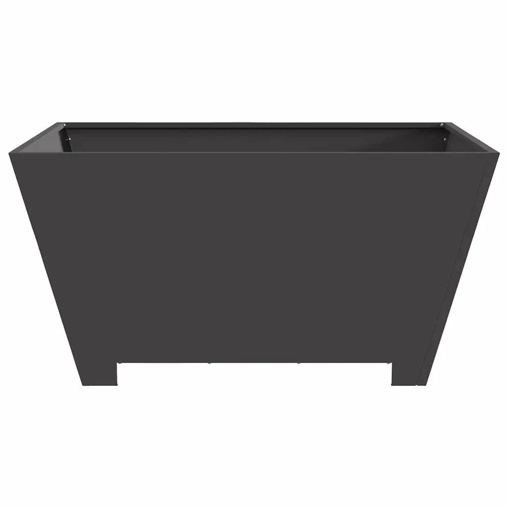 Braciere Nero 80 x 80 x 40 cm Acciaio Corten 858968