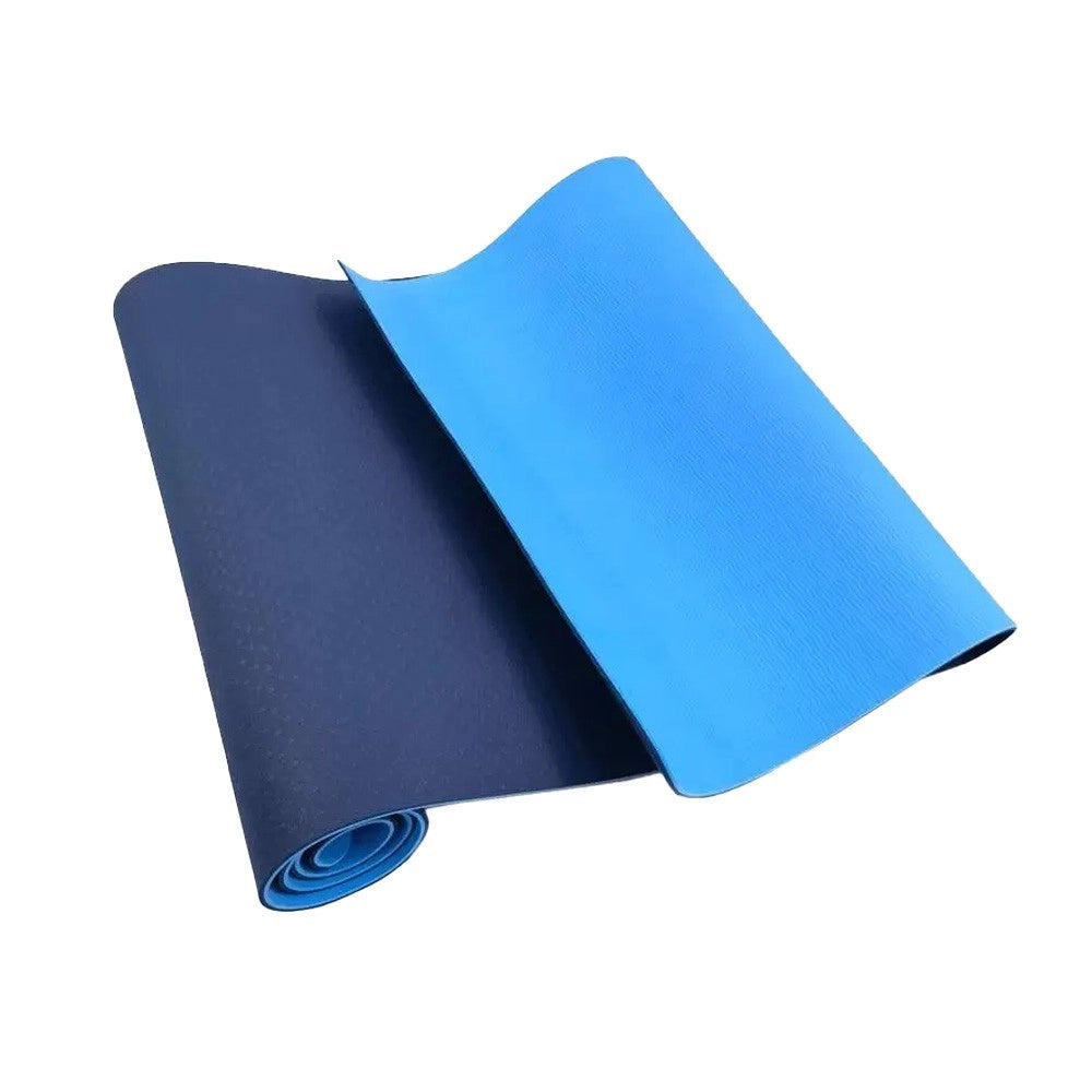 Trade Shop - Tappetino Yoga In Tpe 61x183x0.6 Cm Tappeto Aerobica Fitness Pilates Palestra -