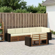 Set di divani da esterno 8 pz Poliestere 3384511