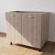 Mobile Base 90 Compreso Di Anta. H 72 Cm L 90 Cm P 55.5 Cm. Spedizione In Kit Olmo
