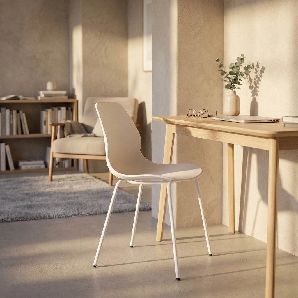 Sedia Moderna in Plastica cm 46x54x84 - CRIV