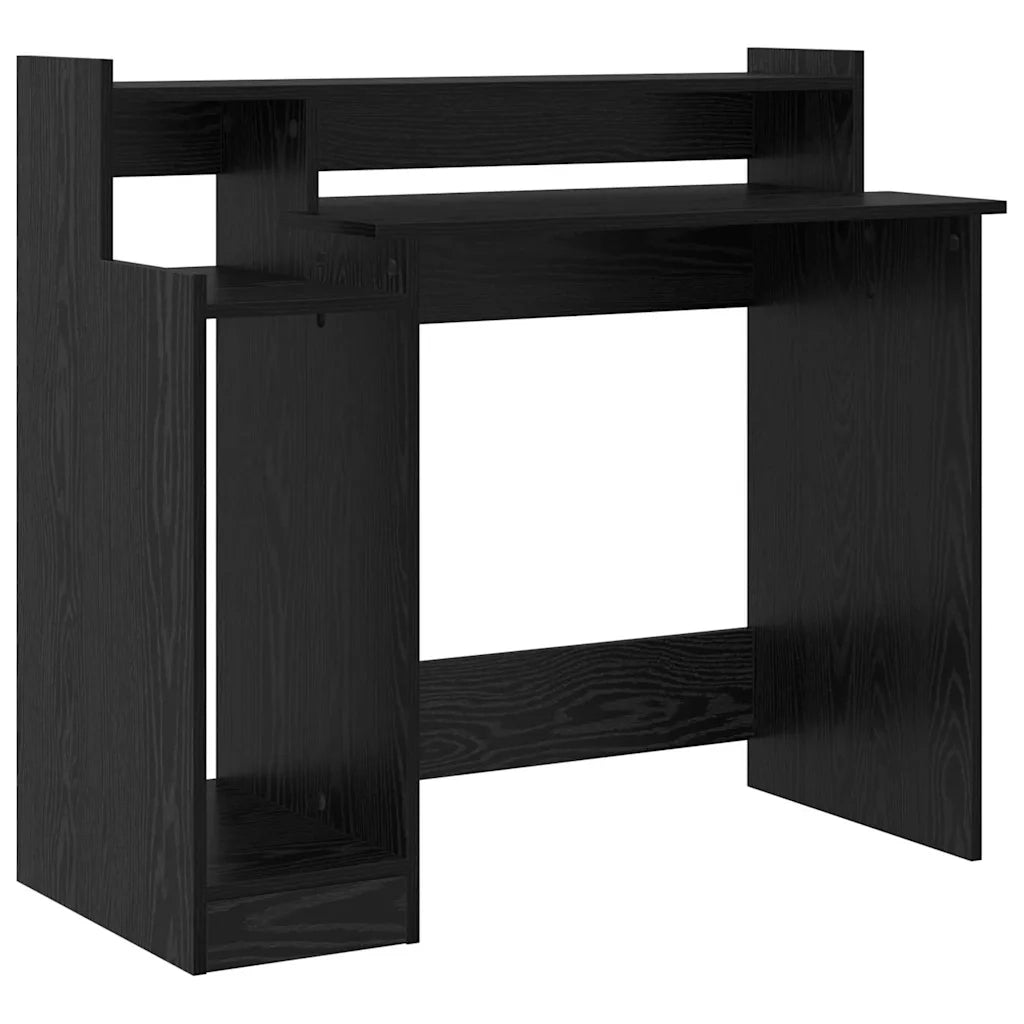 Scrivania | Tavolo da Ufficio Rovere Nero 97 x 45 x 90 cm Legno multistrato