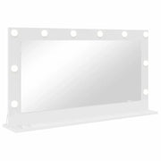Specchio da Vanit¨¤ Rettangolare Bianco 100 x 55 x 18 cm