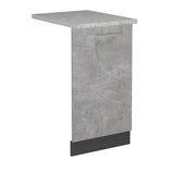 Pannello frontale della lavastoviglie R-Line Calcestruzzo/Antracite 45 cm, PL Marmo Vicco