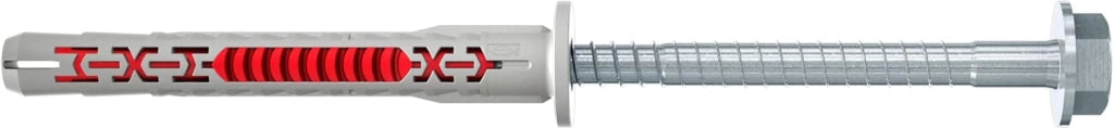 Fischer Tasselli Prolungati DuoXpand T 10x160 con Vite a Testa Svasata Piana in Acciaio Zincato, 50 pz, 562159