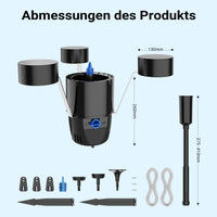 Skimmer galleggiante CSP-250 per laghetto, Pompa 2500l/h 45W e Fontana