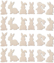 Decorazioni di Pasqua in legno leggere - Decorazioni di Pasqua appese - Decorazioni di Pasqua per tavolo - Decorazioni di Pasqua per esterno - Materiale naturale e duraturo