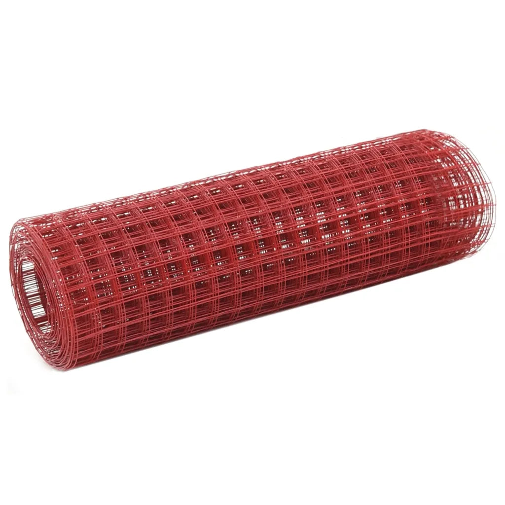 Recinzione in Rete per Pollaio in Acciaio e PVC 10x0,5 m Rossacod mxl 105204