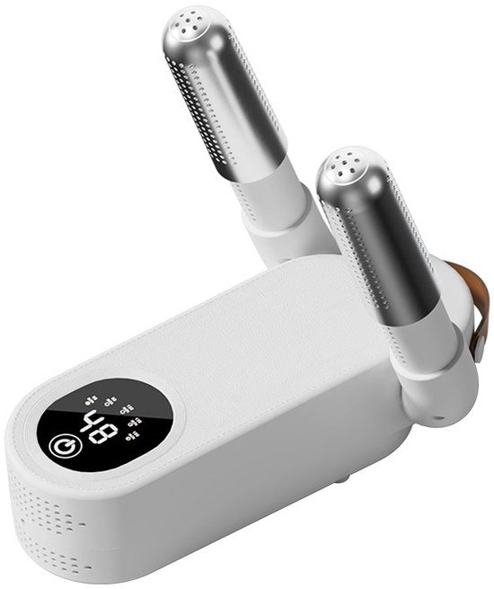 Sistema di asciugatura automatico per scarpe, sterilizzatore e eliminatore di odori, asciugatrice per scarpe (umido e secco).