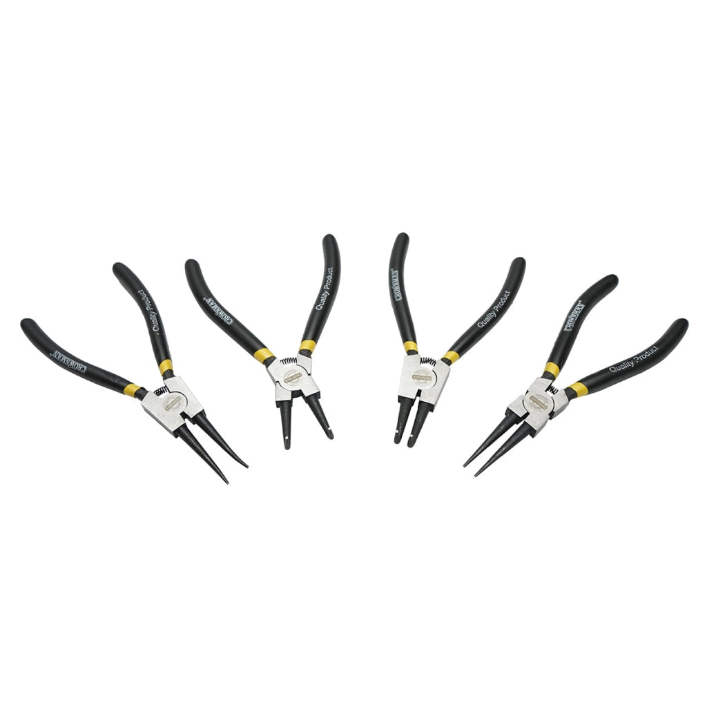 Set di pinze di sicurezza, tronchesi, punta curva, per interni/esterni, punta dritta, per interni/esterni 180 mm Crownman