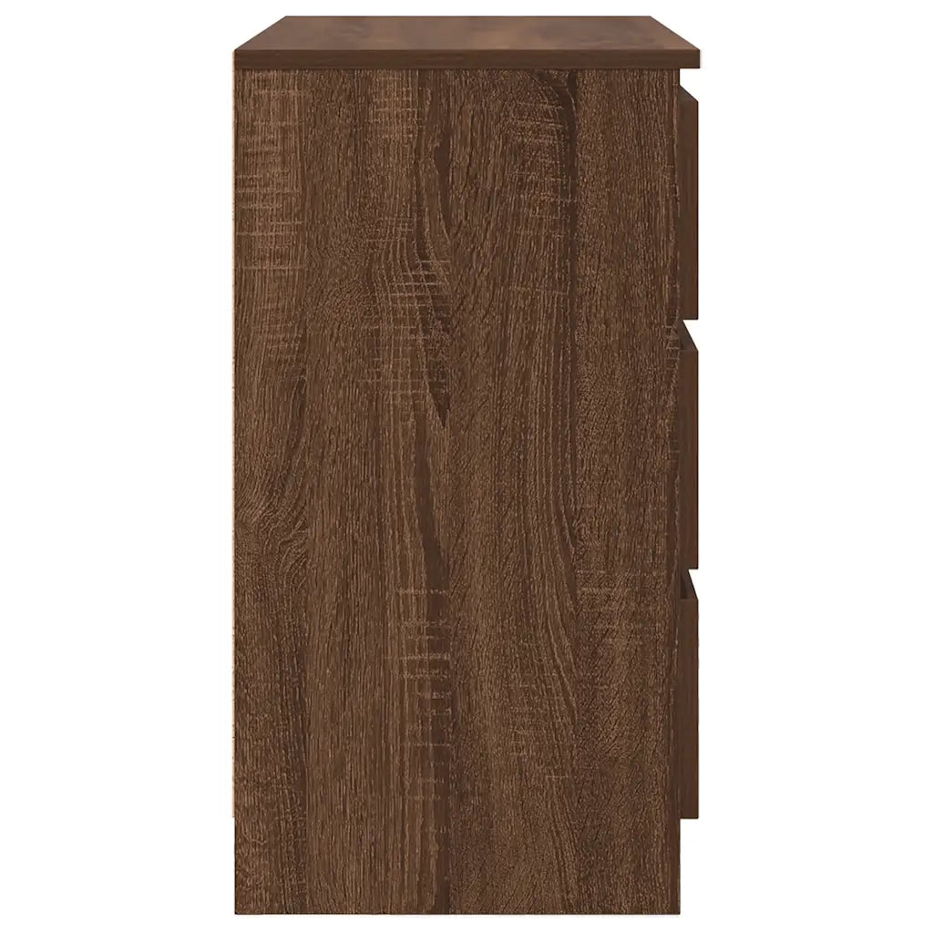 Credenza con Cassetto Rovere Marrone 71x35x65 cm in Truciolato 861577